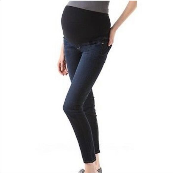 * NEW Citizens of Humanity Phoebe Skinny Crop Maternity Jeans Size 27” - Picture 1 of 6